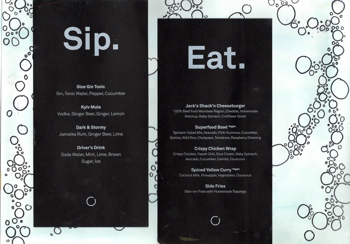 Sip. Eat.